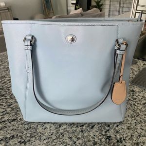 Coach Tote turquoise